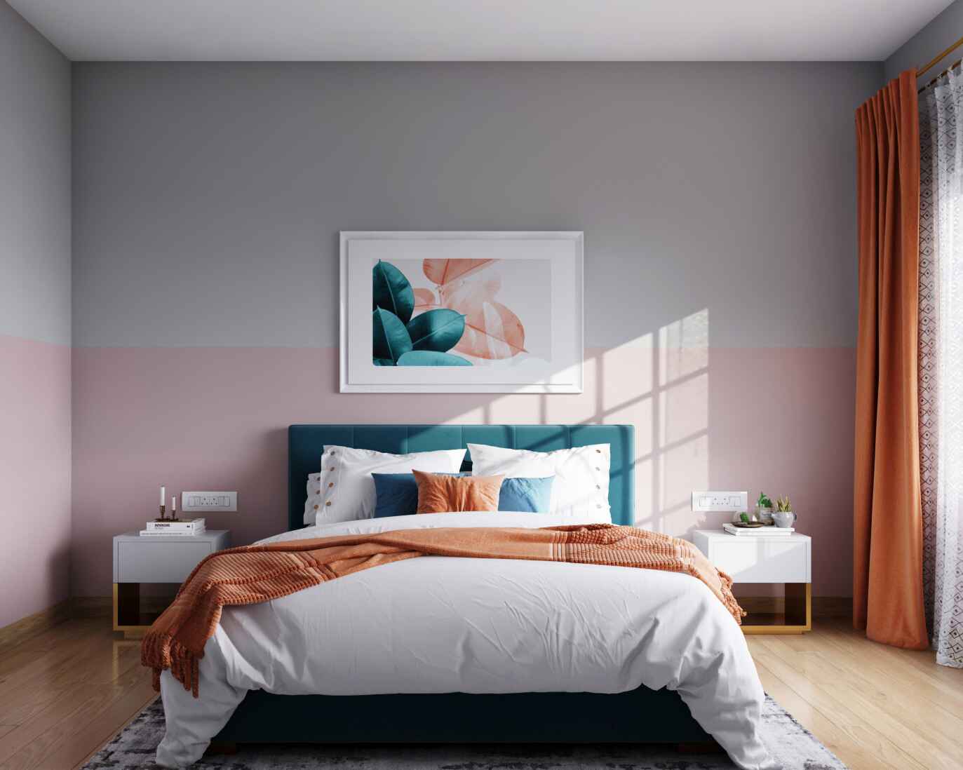 pink-color-combinations-for-wall
